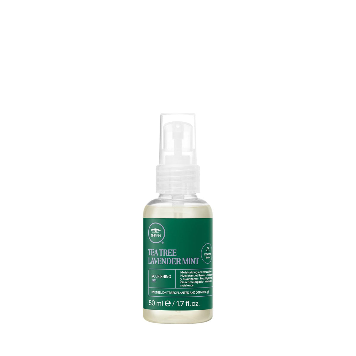 Tea Tree Lavande Menthe huile nourrissante en bouteille pour cheveux bouclés et secs