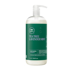 Shampoo Tea Tree Lavande Menthe en bouteille, hydratation quotidienne pour cheveux secs.