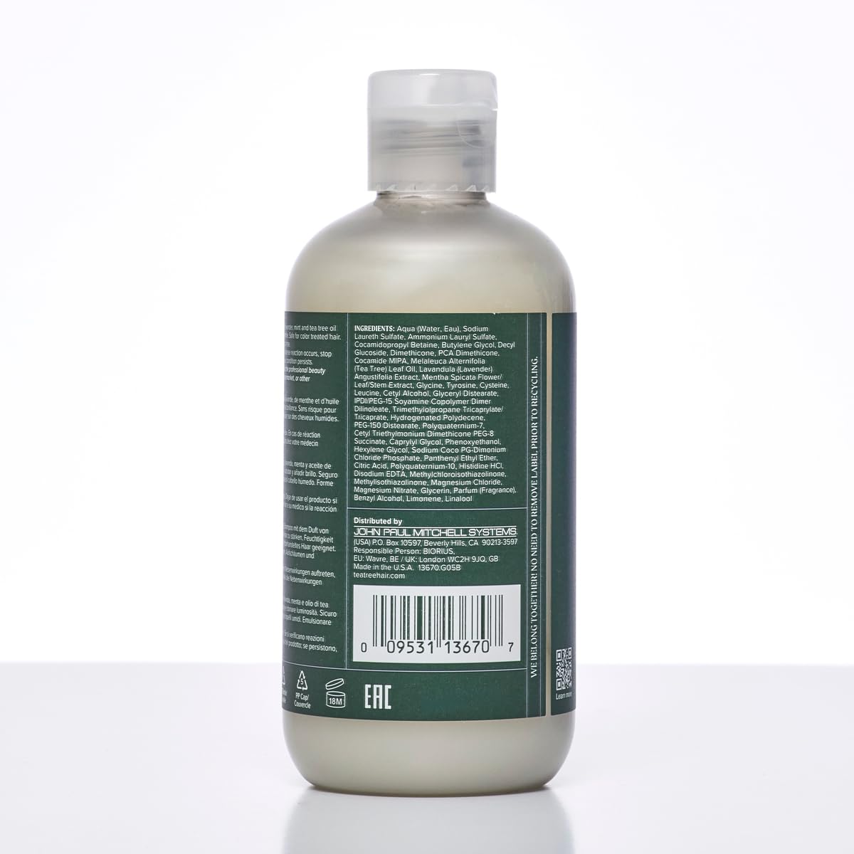 Ingrédients et arômes apaisants Tea Tree Lavande Menthe pour votre routine.