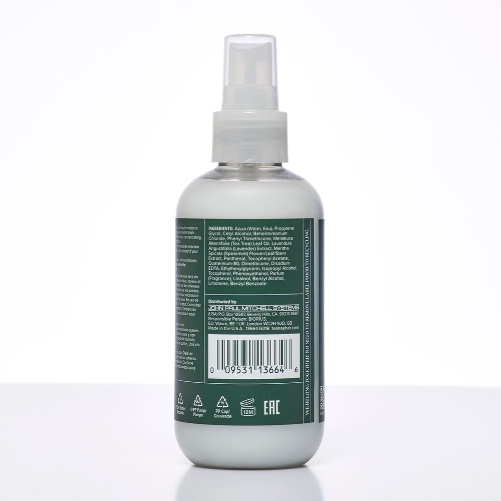 Tea Tree Lavender Mint Spray, enfoque en Vitamina E y panthenol para hidratación
