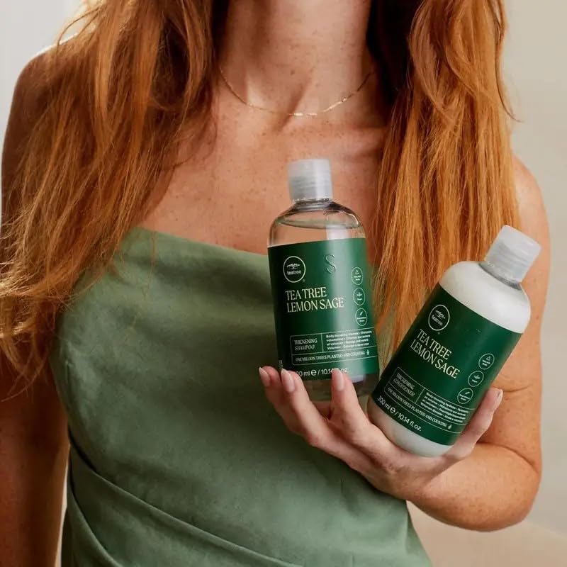 Tea Tree Lemon Sage Shampooing – Arôme citronné qui réveille les sens.