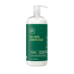 Tea Tree Acondicionador Engrosante Limón y Salvia en botella, aporta cuerpo y brillo