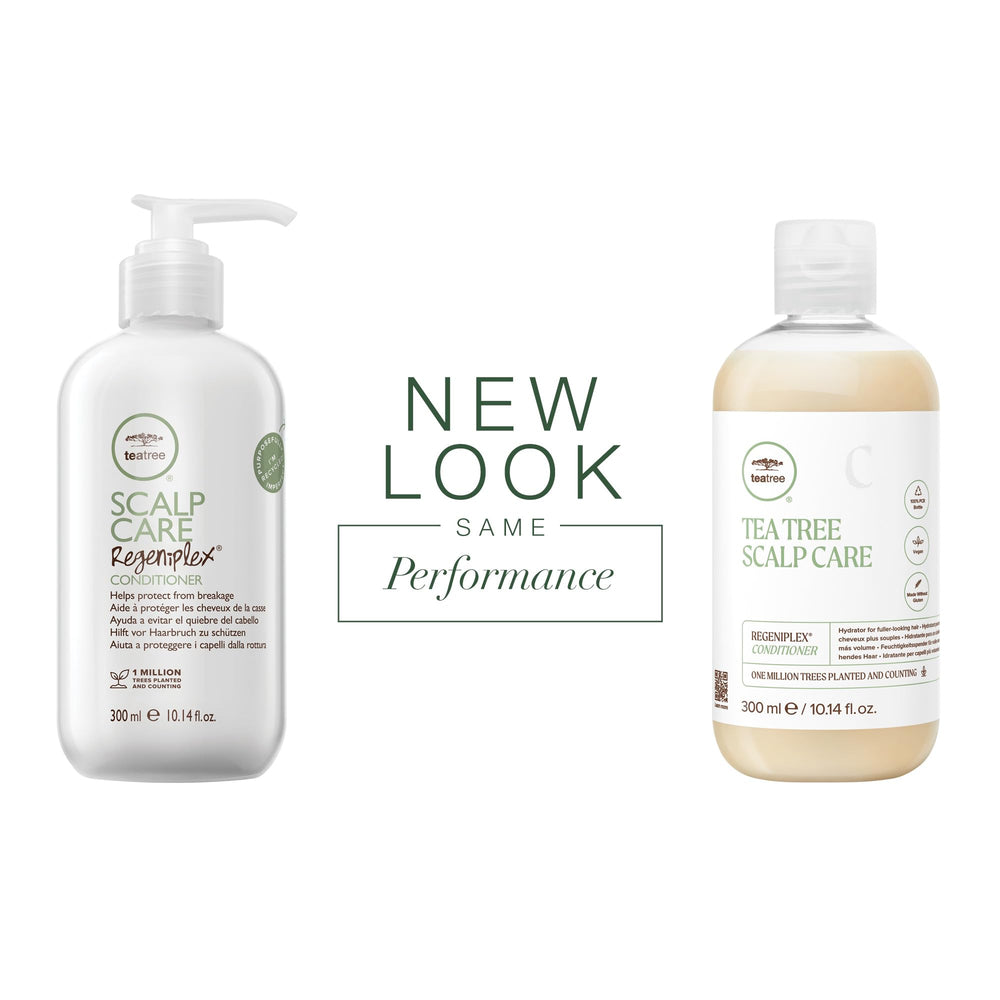 Tea Tree Regeniplex contient Kakadu plum et peptides pour renforcer les cheveux.