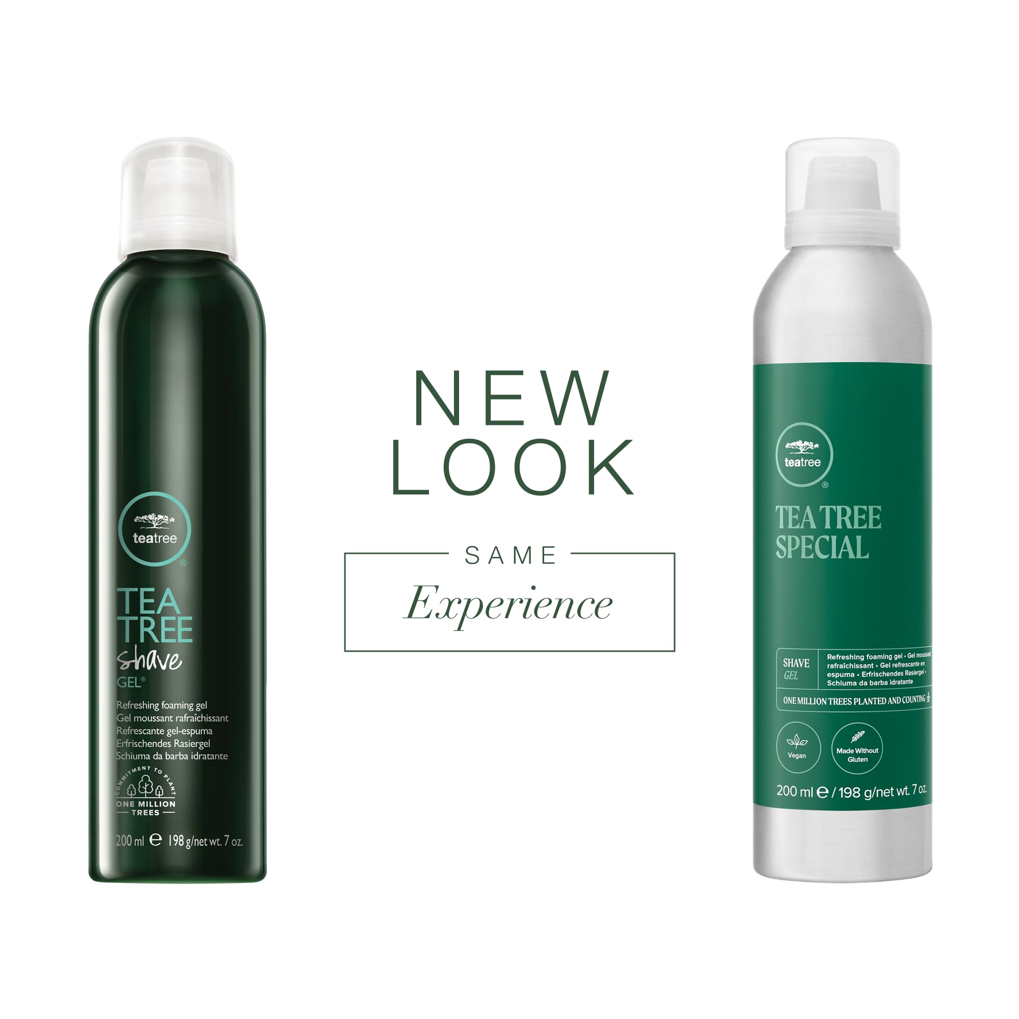 Tea Tree Shave Gel ofrece aplicación suave para iniciar el afeitado.