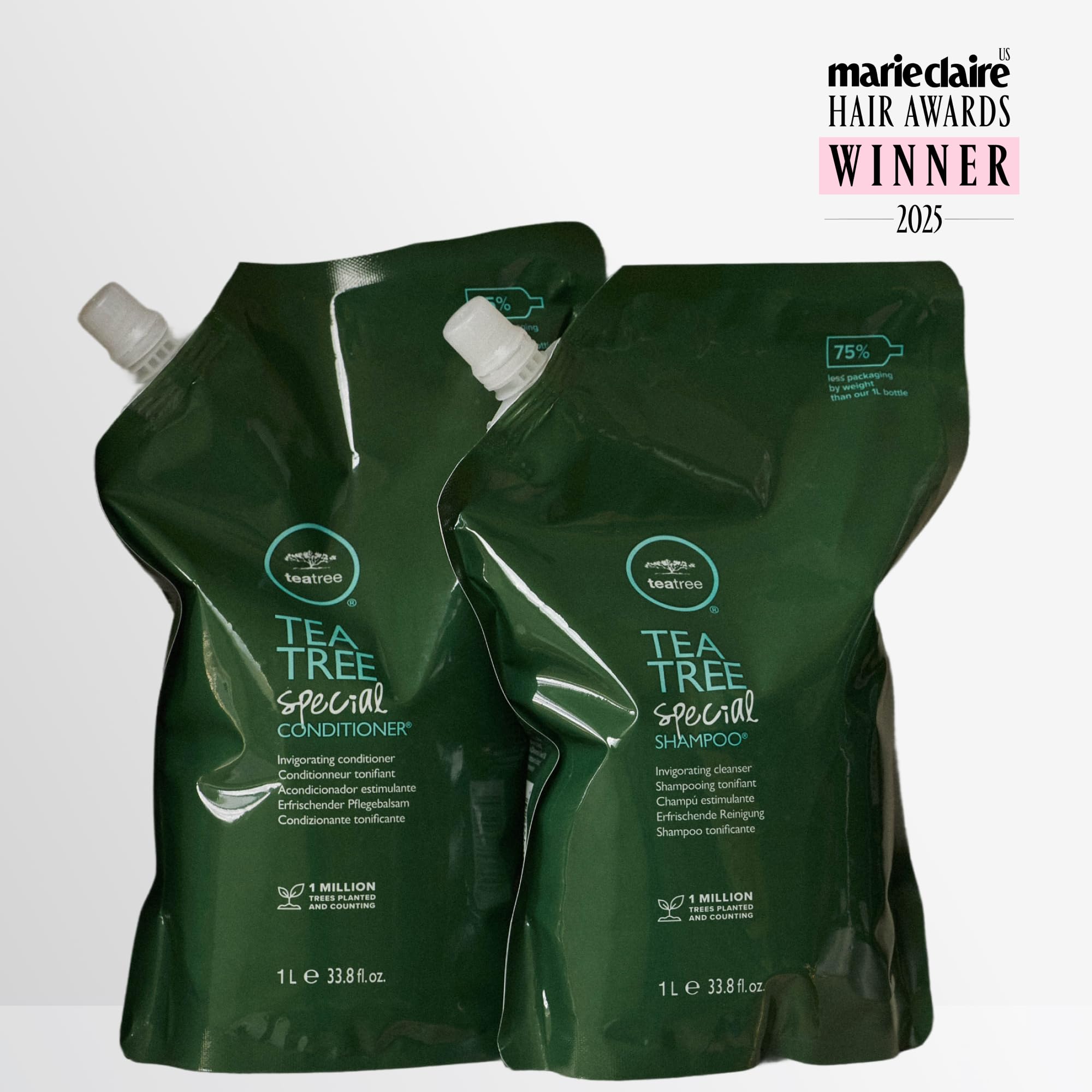 Desenreda y suaviza el cabello con Tea Tree Special, sensación suave y manejable.
