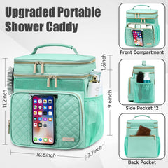Tealari bolsa de aseo con bolsillo teléfono impermeable para acceder rápido