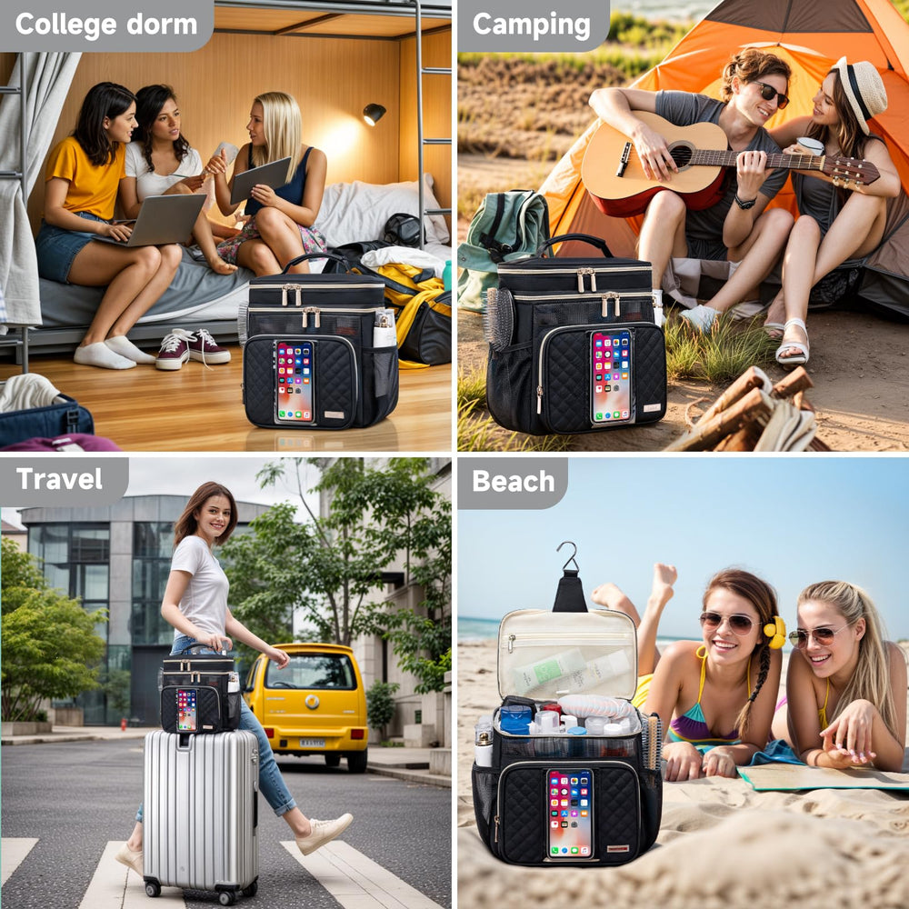 Tealari bolsa de viaje plegable, ahorra espacio cuando no se usa.