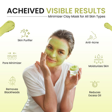 Teami Detox Face Mask applied spread on skin for a deep cleanse