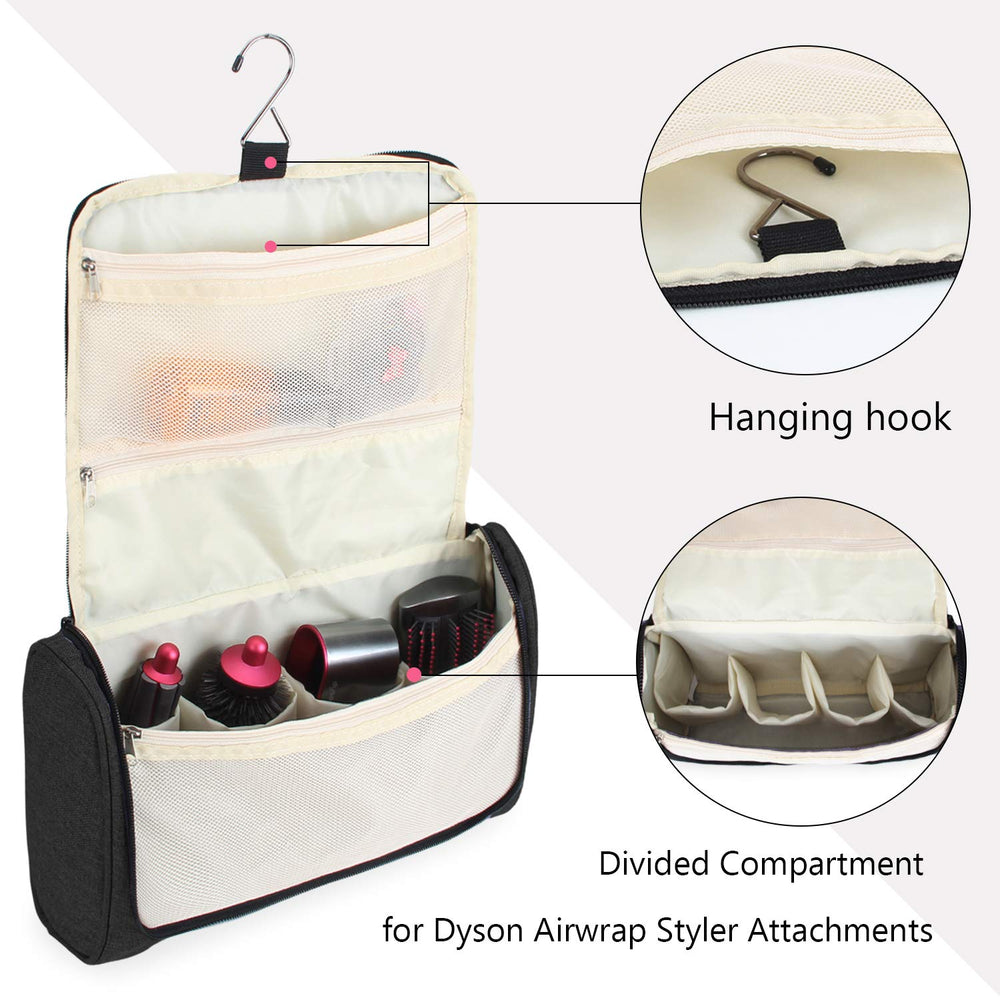 Teamoy Airwrap con 4 compartimentos para accesorios, organización clara