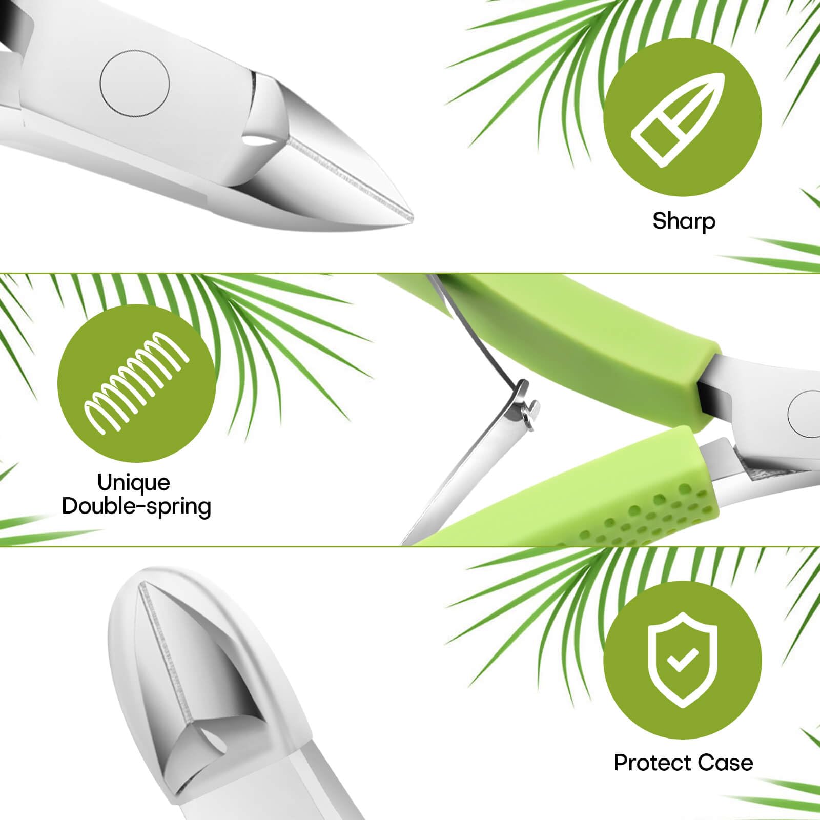 TEAORB cortacutículas en acero inoxidable, diseño duradero para uso prolongado