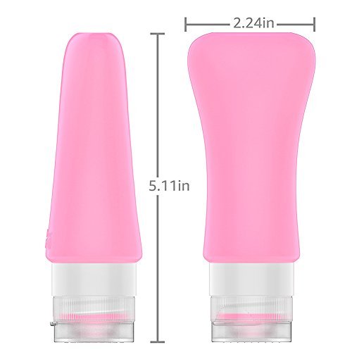 Teapile botellas de viaje en silicona durables para uso diario