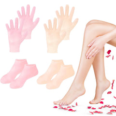 Calcetines de silicona TEAWOO para pies que hidratan y suavizan la piel.