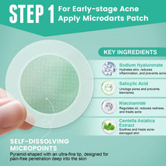 TEAWOO: parches acne pop 50 unidades para extracción higiénica de comedones.