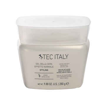 Tec Italy Gel de la Cera, botella, fijación fuerte para peinados definidos