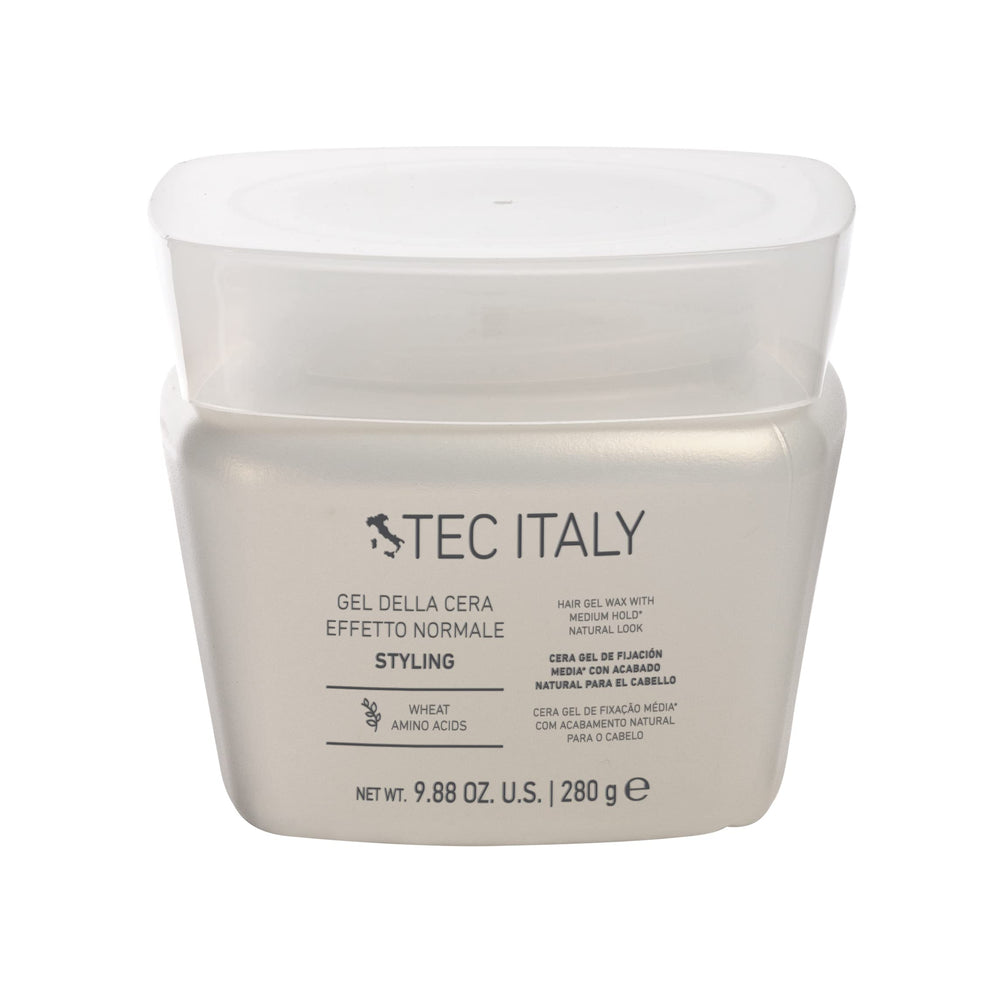 Tec Italy Gel de la Cera, botella, fijación fuerte para peinados definidos