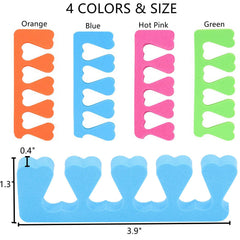 Conjunto de 48 espaciadores: ideal para manicura con dedos separados.