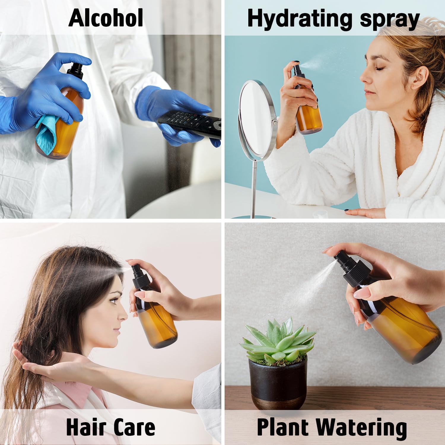 Tecohouse uso multifuncional para plantas, cabello y soluciones caseras.