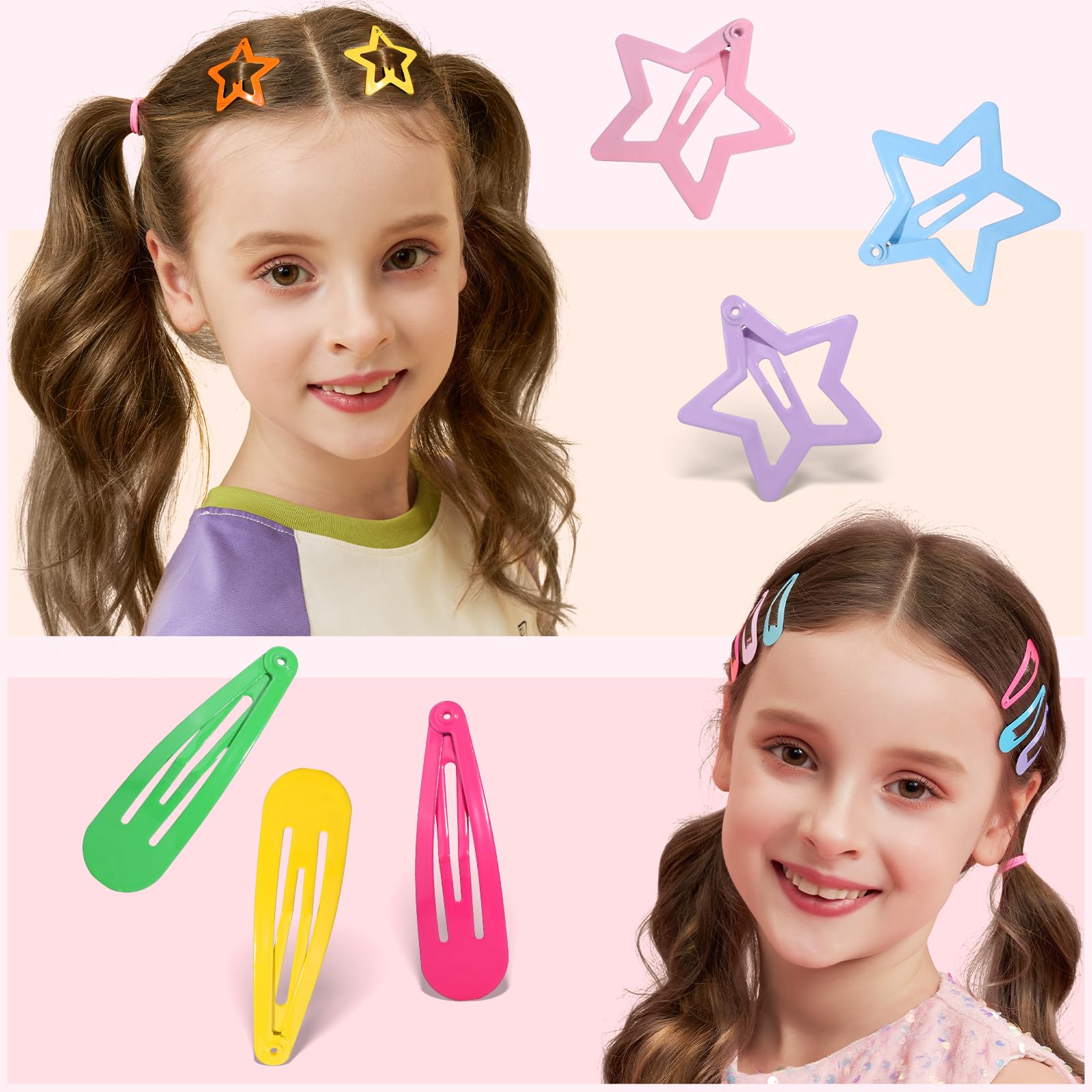 Teenitor clip estrella para niñas: versátil y rápido de usar