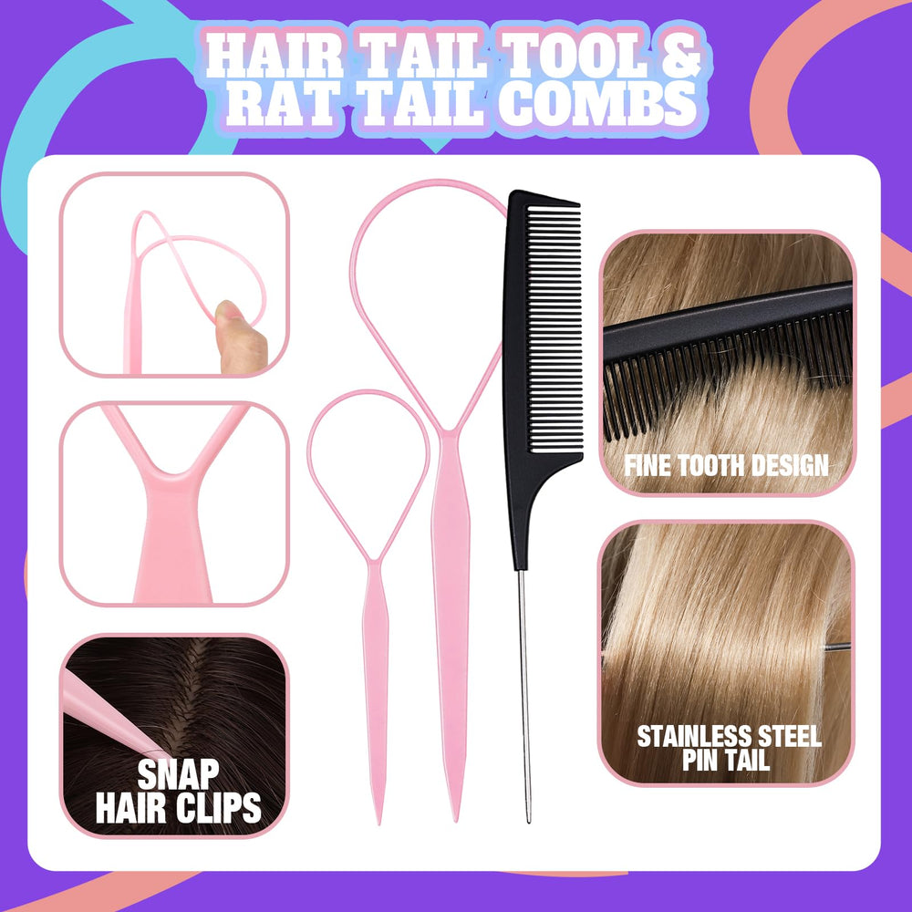 Teenitor herramientas para cola de pelo para peinados más limpios