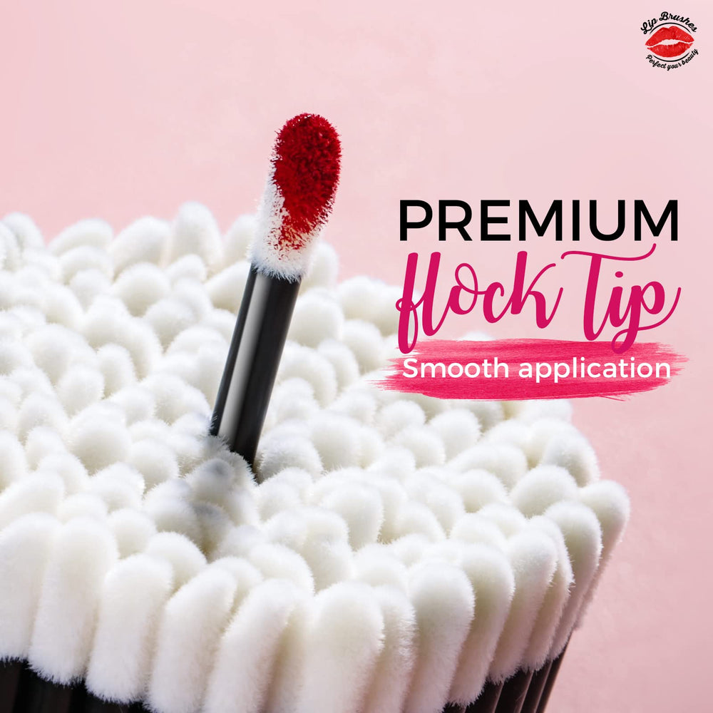 Teenitor-aplicadores-labios-mango-plastico-resistente: agarre estable para maquillajes detallados.