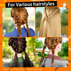 Teenitor bandas elasticas transparentes para cabello fino sin marcas.