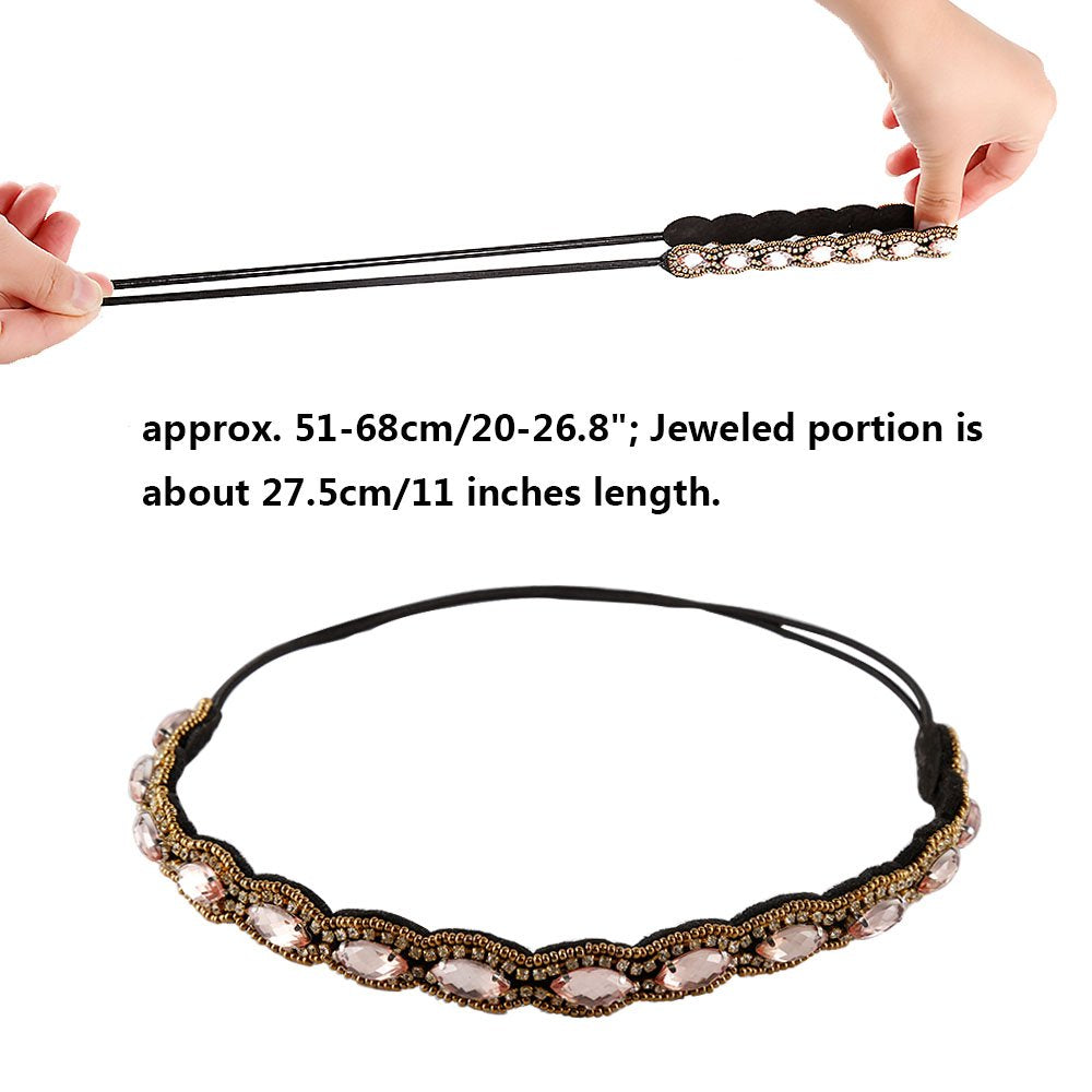 Teenitor diademas elásticas que se ajustan con comodidad sin dañar el cabello.