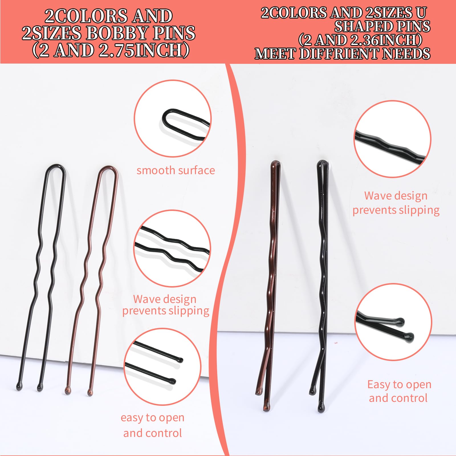 Teenitor bandas para el cabello negras para sujetar peinados diarios