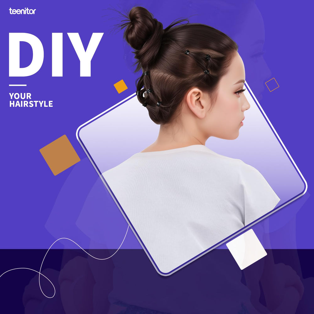 Teenitor bandas elásticas de uso diario, aptas para cabello liso o rizado.