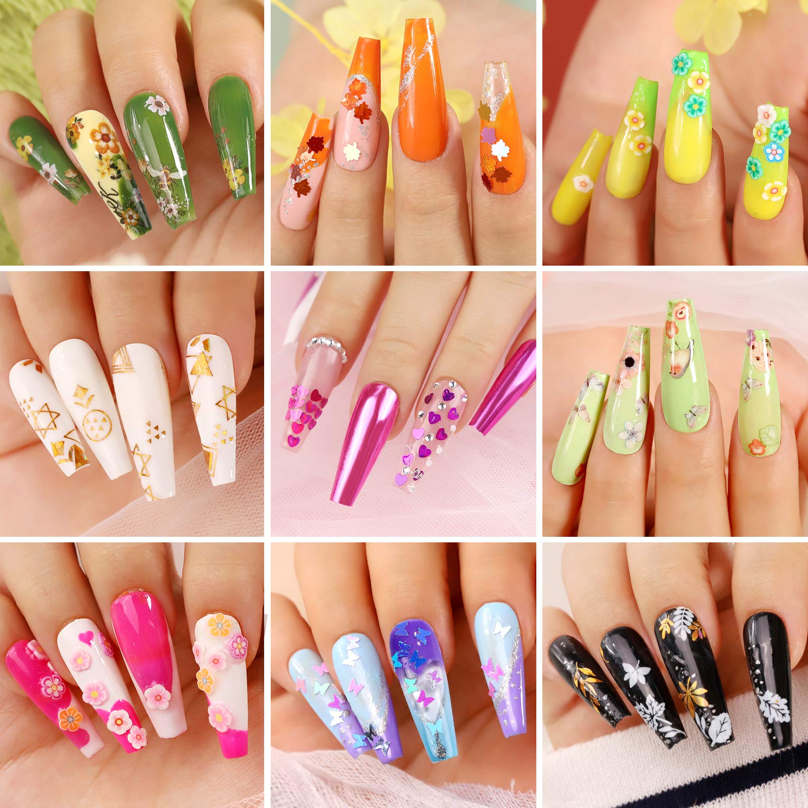 Teenitor brillos holográficos para uñas, colores intensos