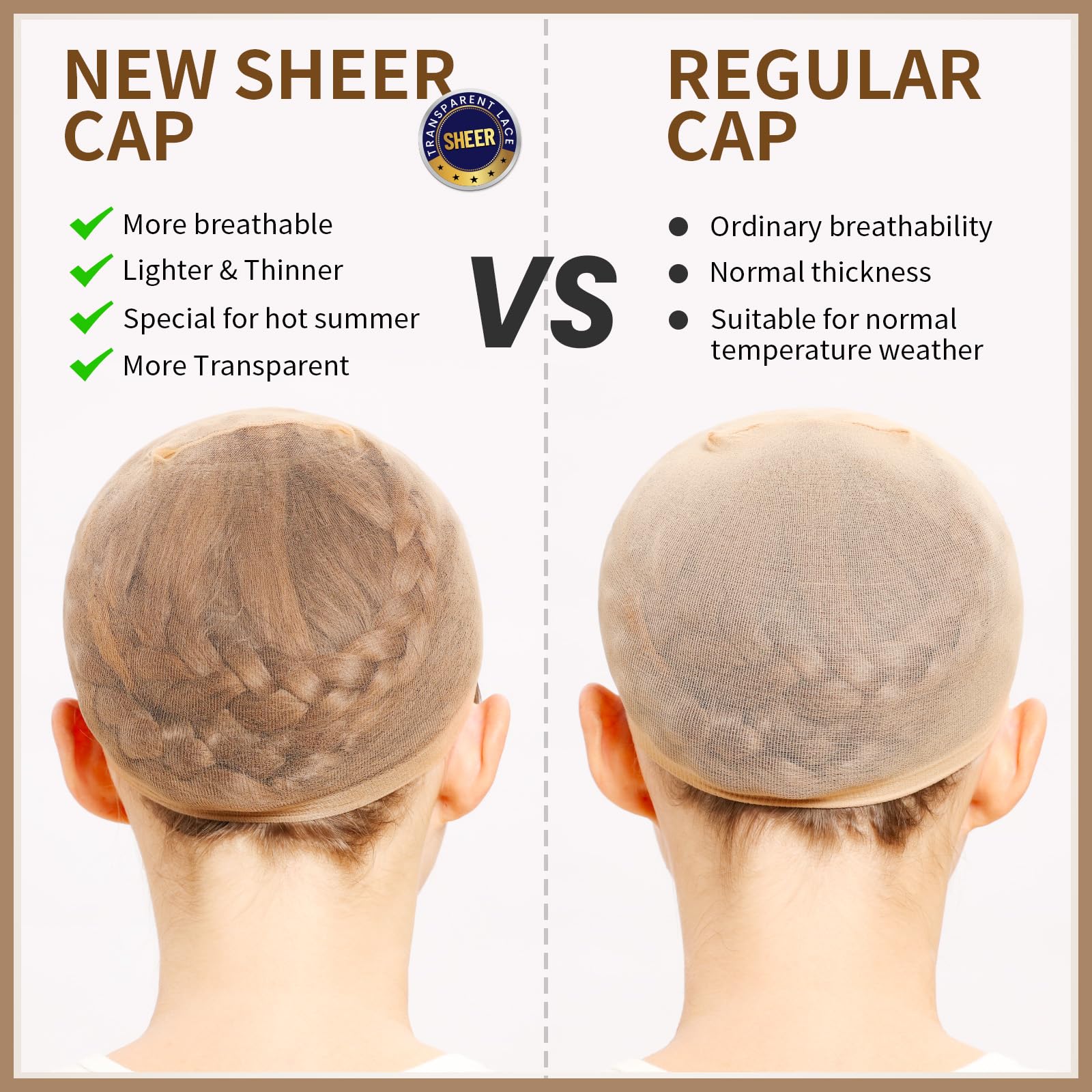 Teenitor caps HD transpirable nylon, ideal para uso diario y comodidad.