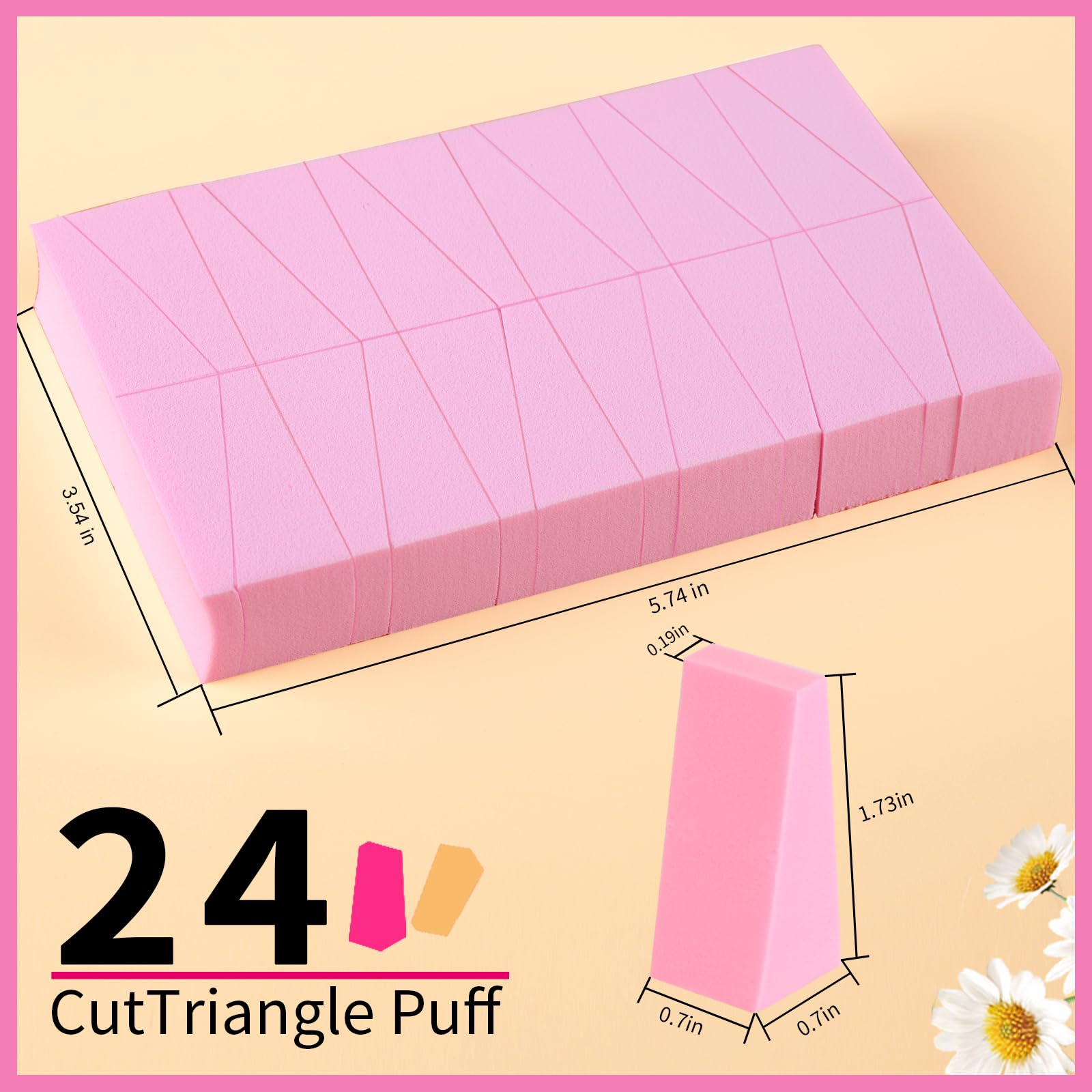 Teenitor esponjas doble pack 24 piezas, perfecto para retoques y fiestas