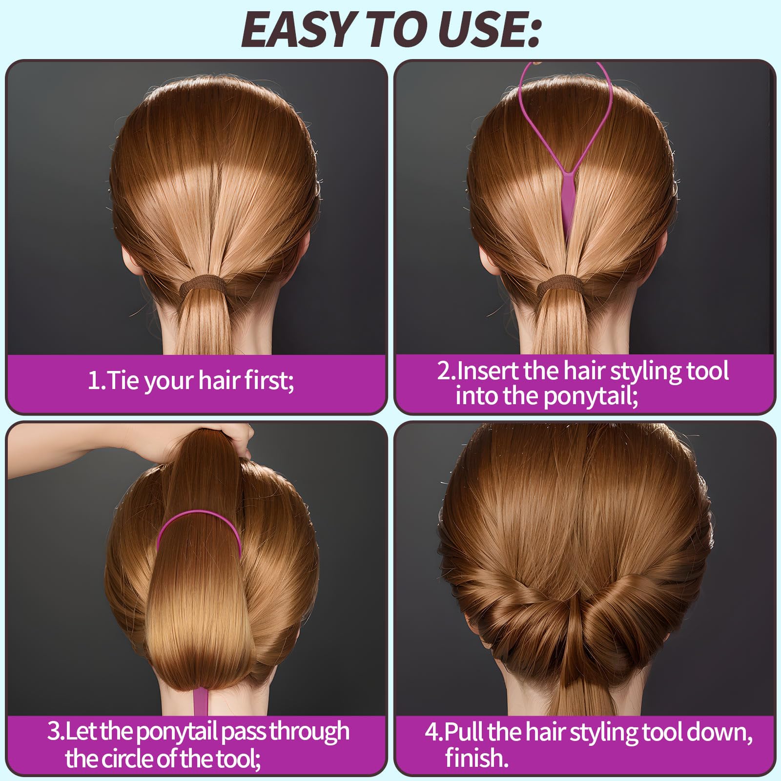 Teenitor Turvy azul para looks rápidos