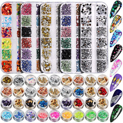 Kit Teenitor de diamantes para uñas, ideal para brillos vistosos.