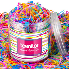 Teenitor lazos coloridos para el cabello, suaves y cómodos para uso diario.