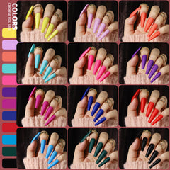 Teenitor 24 matte colors swatch displays versatile style options