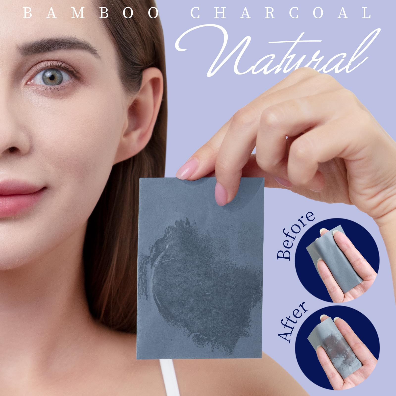Teenitor papel absorbente para hombres y mujeres, piel grasa controlada.
