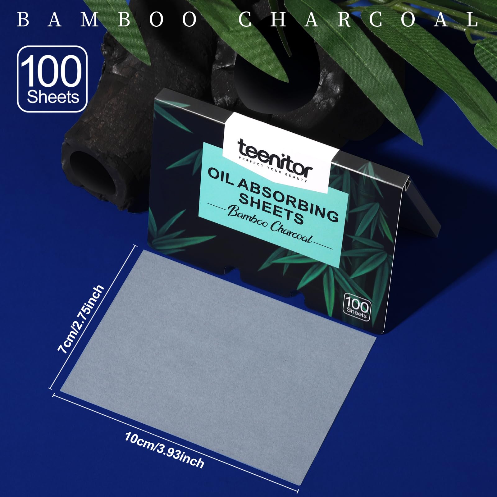 Teenitor papel secante para rostro y grasa, uso diario.