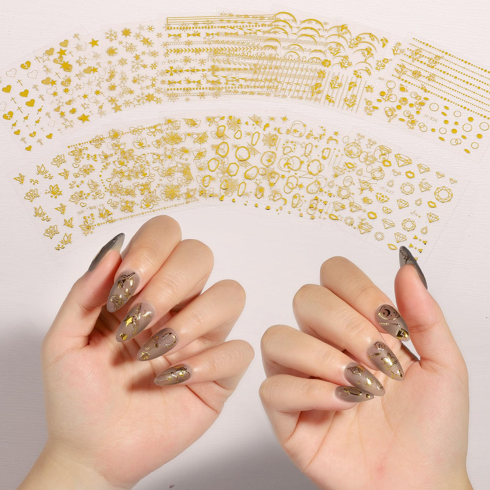 Teenitor pinceaux d'art pour motifs fins et dégradés sur les ongles.