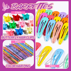 Teenitor pinzas mariposa: colores brillantes para estilos divertidos.