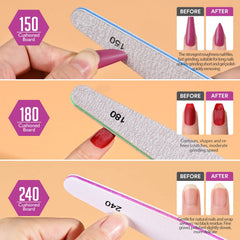 Pulidor Teenitor 100/180 para suavizar imperfecciones de uñas