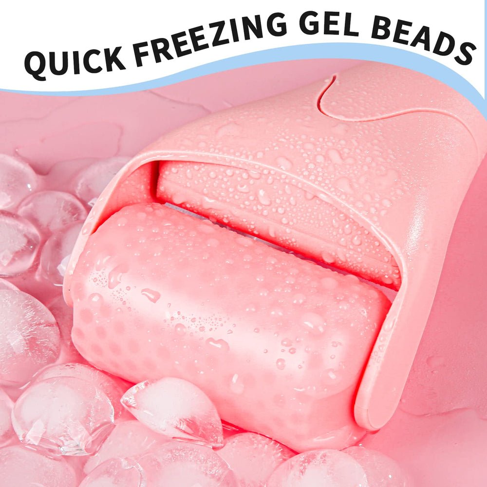 Teenitor rodillo de hielo masaje facial: masajes suaves para relajación.
