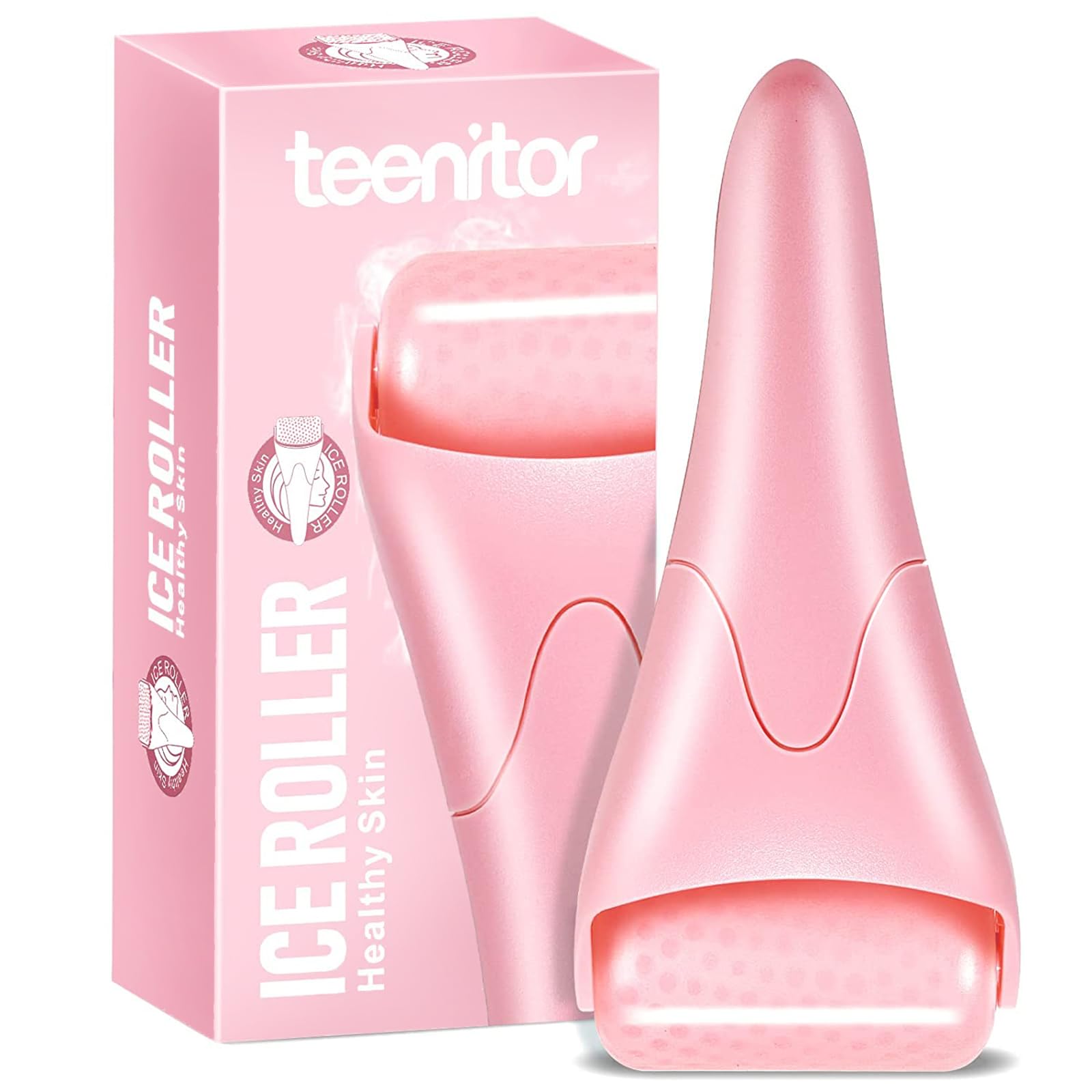 Teenitor rodillo de hielo rostro frío: sensación fresca y alivio suave.