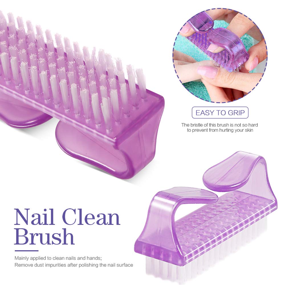 Set morado Teenitor 6 unidades: kit completo para eliminar gel.