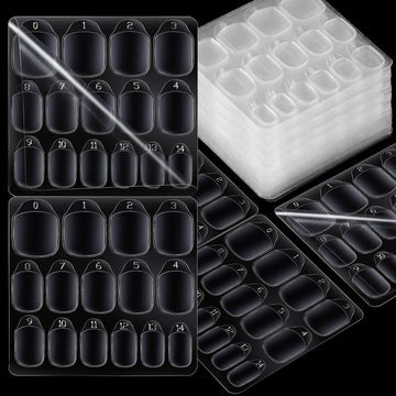 Teenitor tapas adhesivas para uñas, paquete de 900 piezas para usos prolongados.