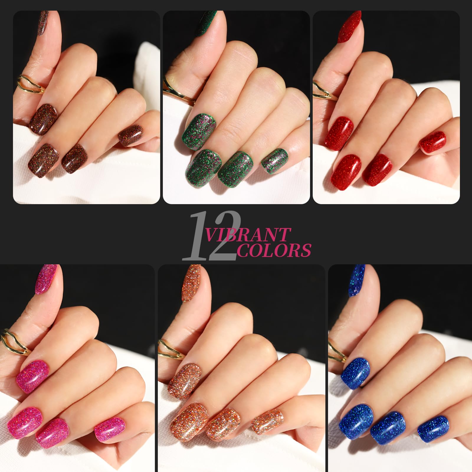 Teenitor twelve-size press on nails cover a wide range of nail beds
