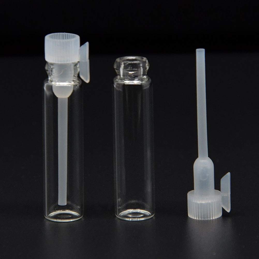 Teensery frascos 1 ml con vidrio duradero y tapa clara para mezclar aromas en casa.