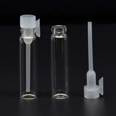 Teensery frascos 1 ml con vidrio duradero y tapa clara para mezclar aromas en casa.
