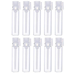 Teensery frascos de muestra de vidrio 1 ml con tapa clara para aromaterapia en casa.
