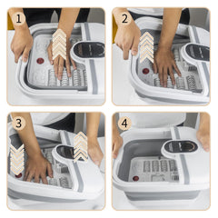teepten pie spa con burbujas para una experiencia suave.