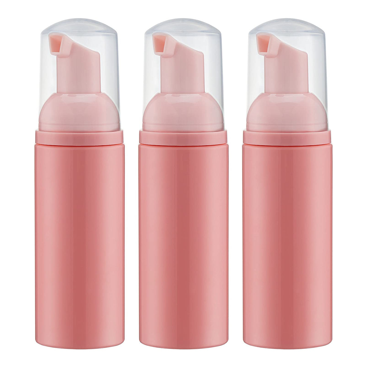 Tekson botella espumadora rosa de 60 ml para viaje, espumar fácilmente.